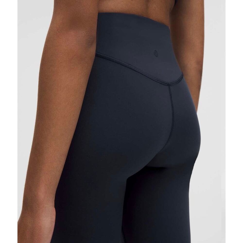 Lululemon Wunder Under SmoothCover Ruched Pant True Navy Size 12 Athletic Gym - Picture 2 of 13